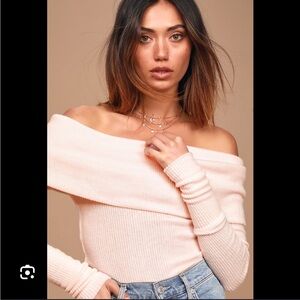 Free People off shoulder sweater